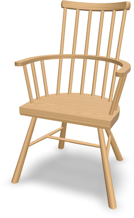 A Welsh comb-back stick chair