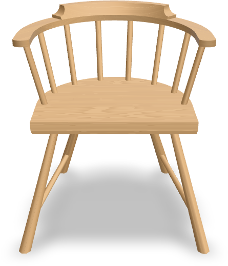 A Welsh lowback stick chair