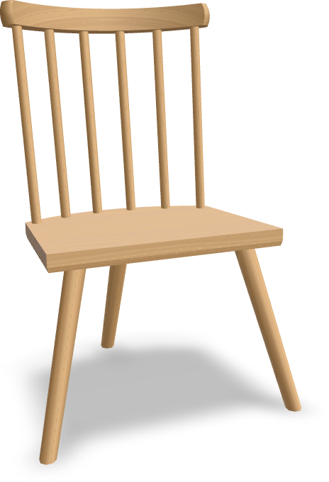 A backstool (no arms)