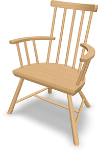 A chair mixing some Irish and Welsh traits