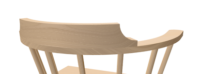 A chair back diagram