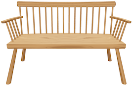 Settle - a veeeeeeery wide chair