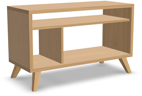 a sideboard with wooden texture